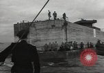 Image of Royal Navy Phoenix units English Channel, 1944, second 31 stock footage video 65675060440