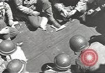 Standbild D-Day Vorbereitungen an Bord der USS Augusta Vereinigtes Königreich, 1944, aus Sekunde 3 historischem Filmmaterial Videoclip 65675060454