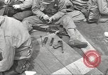Standbild D-Day Vorbereitungen an Bord der USS Augusta Vereinigtes Königreich, 1944, aus Sekunde 43 historischem Filmmaterial Videoclip 65675060454