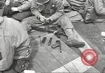 Standbild D-Day Vorbereitungen an Bord der USS Augusta Vereinigtes Königreich, 1944, aus Sekunde 44 historischem Filmmaterial Videoclip 65675060454