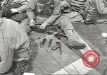 Standbild D-Day Vorbereitungen an Bord der USS Augusta Vereinigtes Königreich, 1944, aus Sekunde 45 historischem Filmmaterial Videoclip 65675060454