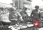 Standbild D-Day Vorbereitungen an Bord der USS Augusta Vereinigtes Königreich, 1944, aus Sekunde 46 historischem Filmmaterial Videoclip 65675060454