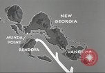 Standbild Vereinigten Staaten Truppen New Georgia Island Solomon Islands USA, 1943, aus Sekunde 35 historischem Filmmaterial Videoclip 65675060497