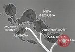 Standbild Vereinigten Staaten Truppen New Georgia Island Solomon Islands USA, 1943, aus Sekunde 50 historischem Filmmaterial Videoclip 65675060497