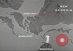 Standbild Vereinigten Staaten Truppen New Georgia Island Solomon Islands USA, 1943, aus Sekunde 54 historischem Filmmaterial Videoclip 65675060497