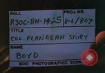 Image of Colonel Preston S Flanagan Vietnam, 1967, second 10 stock footage video 65675060505