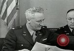 Standbild General William n Porter United States USA, 1944, aus Sekunde 37 historischem Filmmaterial Videoclip 65675060514