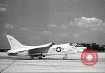Image of F8U-1 Crusader fighter plane United States USA, 1962, second 33 stock footage video 65675060529