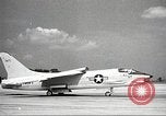 Image of F8U-1 Crusader fighter plane United States USA, 1962, second 35 stock footage video 65675060529