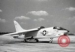 Image of F8U-1 Crusader fighter plane United States USA, 1962, second 52 stock footage video 65675060529