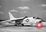 Image of F8U-1 Crusader fighter plane United States USA, 1962, second 57 stock footage video 65675060529
