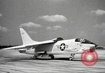 Image of F8U-1 Crusader fighter plane United States USA, 1962, second 59 stock footage video 65675060529