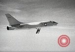 Image of F8U-1 Crusader fighter plane United States USA, 1962, second 12 stock footage video 65675060530