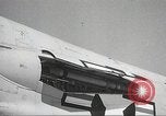 Image of F8U-1 Crusader fighter plane United States USA, 1962, second 22 stock footage video 65675060532