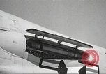 Image of F8U-1 Crusader fighter plane United States USA, 1962, second 23 stock footage video 65675060532