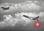Image of F8U-1 Crusader fighter plane United States USA, 1962, second 36 stock footage video 65675060532