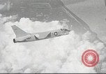 Image of F8U-1 Crusader fighter plane United States USA, 1962, second 1 stock footage video 65675060533