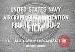 Image of F8U-1 Crusader fighter plane United States USA, 1961, second 17 stock footage video 65675060534