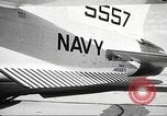 Image of F8U-2 Crusader fighter plane United States USA, 1961, second 59 stock footage video 65675060535