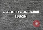 Image of F8U-2N Crusader fighter plane United States USA, 1961, second 22 stock footage video 65675060536
