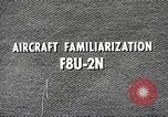 Image of F8U-2N Crusader fighter plane United States USA, 1961, second 23 stock footage video 65675060536