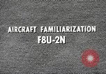 Image of F8U-2N Crusader fighter plane United States USA, 1961, second 28 stock footage video 65675060536