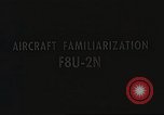 Image of F8U-2N Crusader fighter plane United States USA, 1961, second 29 stock footage video 65675060536