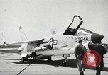 Image of F8U-2N Crusader fighter plane United States USA, 1961, second 60 stock footage video 65675060536