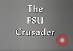 Image of F8U-2N Crusader fighter plane United States USA, 1957, second 22 stock footage video 65675060540