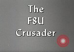 Image of F8U-2N Crusader fighter plane United States USA, 1957, second 23 stock footage video 65675060540