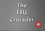 Image of F8U-2N Crusader fighter plane United States USA, 1957, second 24 stock footage video 65675060540