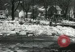 Immagine di Ghiaccio e acqua alluvione Amenia New York USA, 1934, secondo 51 filmato di repertorio 65675060547