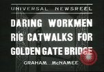 Standbild Arbeitnehmer San Francisco California USA, 1935, aus Sekunde 1 historischem Filmmaterial Videoclip 65675060550