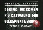Standbild Arbeitnehmer San Francisco California USA, 1935, aus Sekunde 4 historischem Filmmaterial Videoclip 65675060550