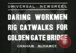 Standbild Arbeitnehmer San Francisco California USA, 1935, aus Sekunde 5 historischem Filmmaterial Videoclip 65675060550