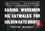 Standbild Arbeitnehmer San Francisco California USA, 1935, aus Sekunde 6 historischem Filmmaterial Videoclip 65675060550