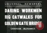Standbild Arbeitnehmer San Francisco California USA, 1935, aus Sekunde 7 historischem Filmmaterial Videoclip 65675060550