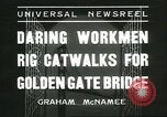 Standbild Arbeitnehmer San Francisco California USA, 1935, aus Sekunde 8 historischem Filmmaterial Videoclip 65675060550