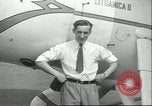 Standbild Flieger Felix Waitkus New York United States USA, 1935, aus Sekunde 9 historischem Filmmaterial Videoclip 65675060551