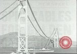 Image Câbles pour Golden Gate Bridge San Francisco California USA, 1935, de la seconde 9 séquences d'archives historiques vidéo 65675060564