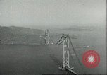 Image Câbles pour Golden Gate Bridge San Francisco California USA, 1935, de la seconde 49 séquences d'archives historiques vidéo 65675060564