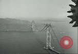 Image Câbles pour Golden Gate Bridge San Francisco California USA, 1935, de la seconde 50 séquences d'archives historiques vidéo 65675060564