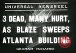 Image Fire au piano par câble Atlanta Georgia USA, 1936, de la seconde 3 séquences d'archives historiques vidéo 65675060569