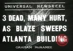 Image Fire au piano par câble Atlanta Georgia USA, 1936, de la seconde 7 séquences d'archives historiques vidéo 65675060569
