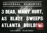 Image Fire au piano par câble Atlanta Georgia USA, 1936, de la seconde 8 séquences d'archives historiques vidéo 65675060569