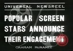 Image of screen stars Santa Monica California USA, 1936, second 3 stock footage video 65675060570