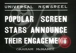 Image of screen stars Santa Monica California USA, 1936, second 4 stock footage video 65675060570
