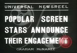 Image of screen stars Santa Monica California USA, 1936, second 7 stock footage video 65675060570