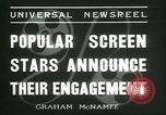 Image of screen stars Santa Monica California USA, 1936, second 8 stock footage video 65675060570