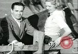 Image of screen stars Santa Monica California USA, 1936, second 26 stock footage video 65675060570